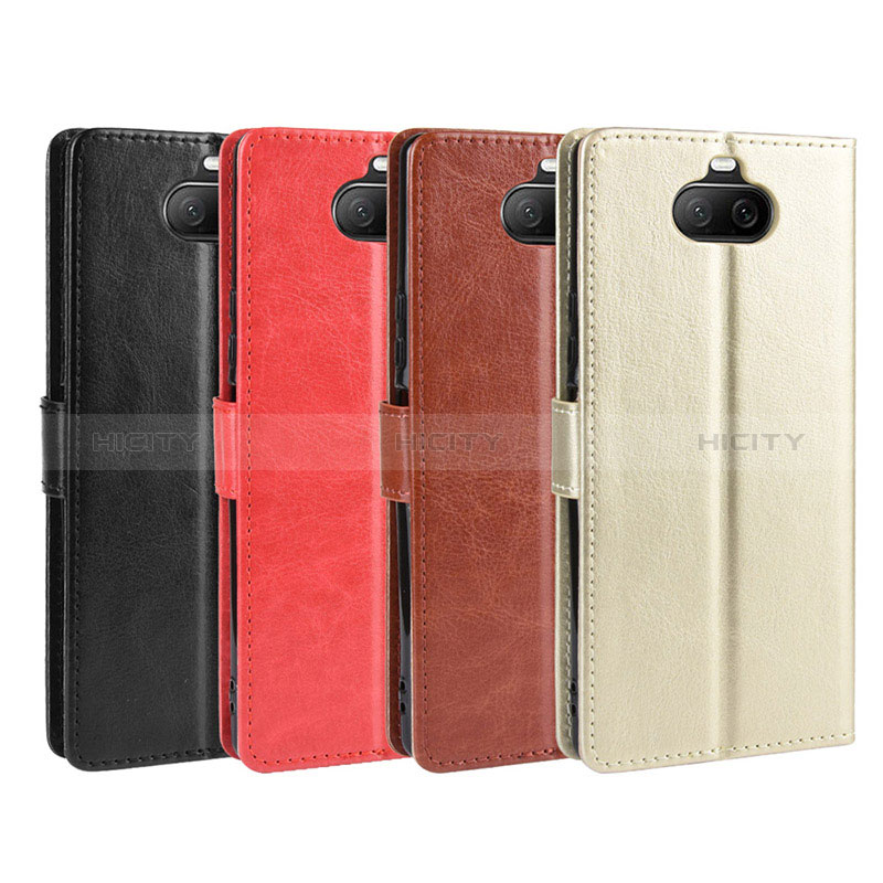 Funda de Cuero Cartera con Soporte Carcasa BY5 para Sony Xperia 8