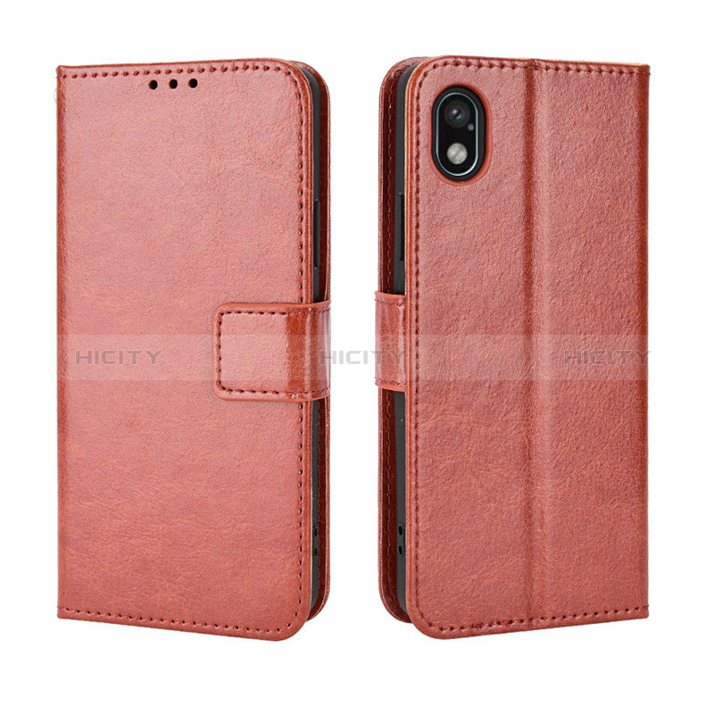 Funda de Cuero Cartera con Soporte Carcasa BY5 para Sony Xperia Ace III SO-53C