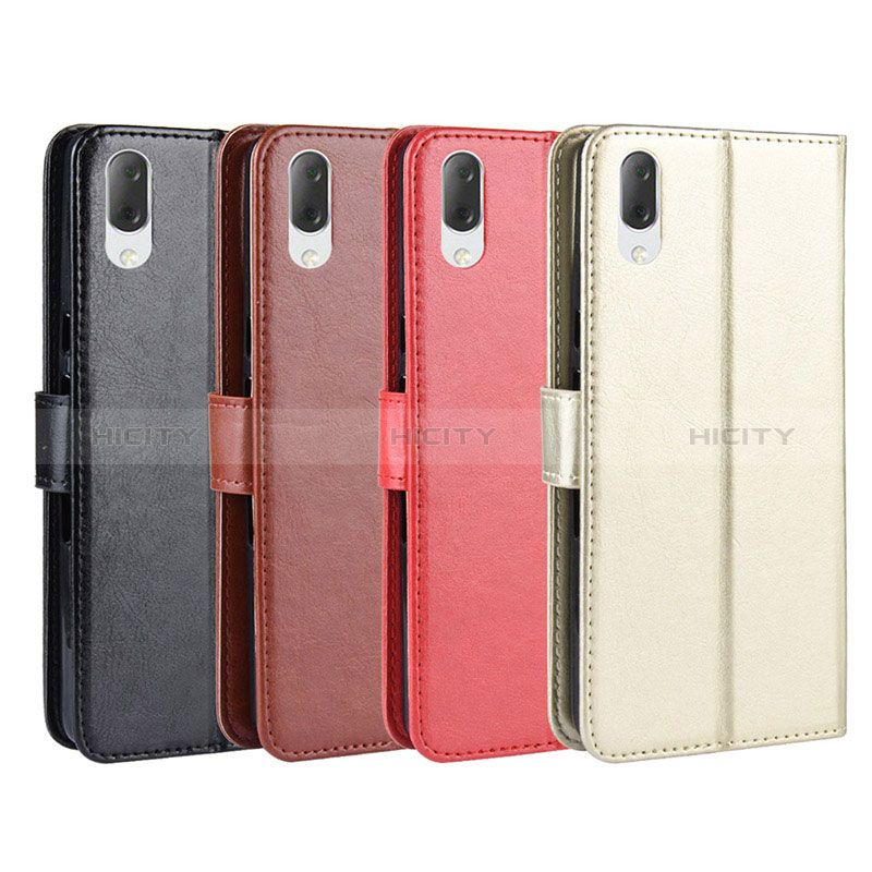 Funda de Cuero Cartera con Soporte Carcasa BY5 para Sony Xperia L3