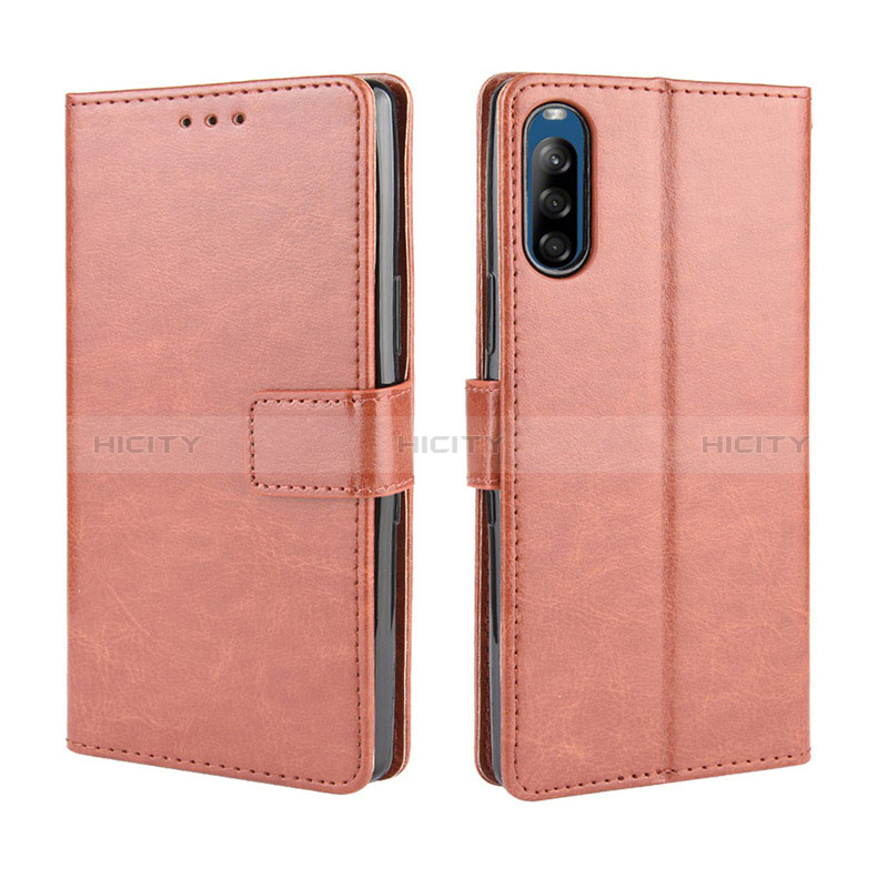 Funda de Cuero Cartera con Soporte Carcasa BY5 para Sony Xperia L4