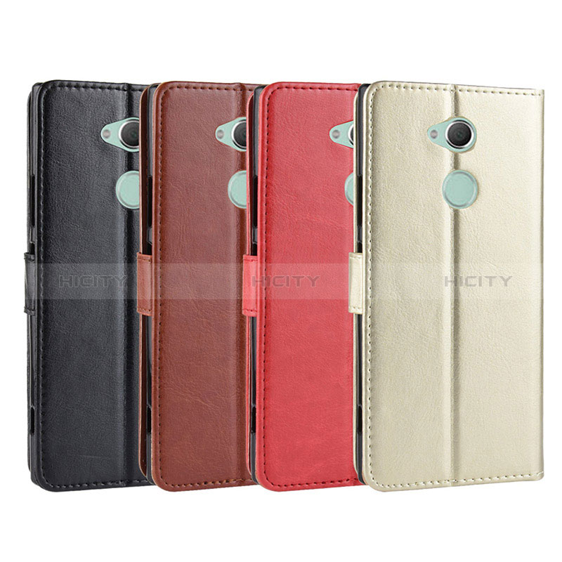 Funda de Cuero Cartera con Soporte Carcasa BY5 para Sony Xperia XA2 Ultra