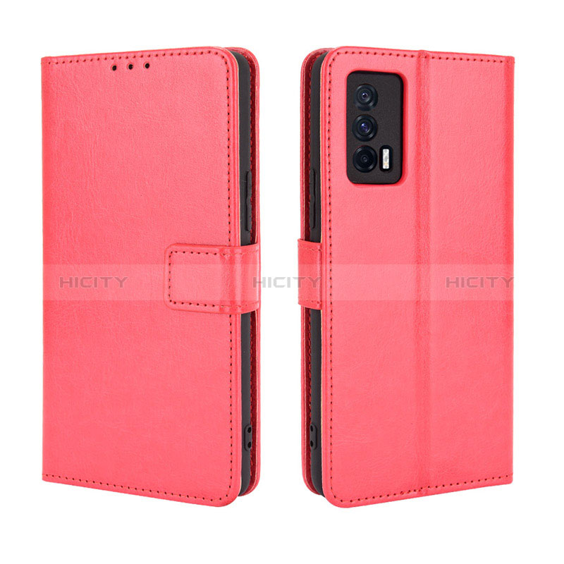 Funda de Cuero Cartera con Soporte Carcasa BY5 para Vivo iQOO 7 India 5G