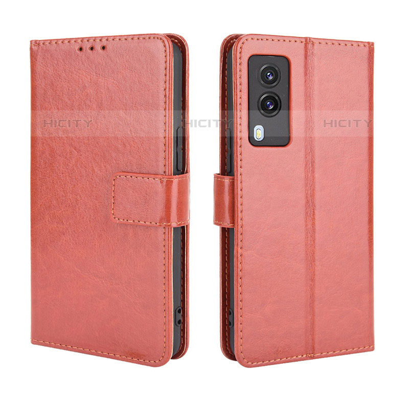 Funda de Cuero Cartera con Soporte Carcasa BY5 para Vivo V21e 5G