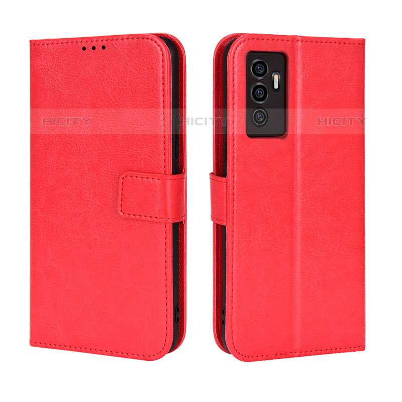 Funda de Cuero Cartera con Soporte Carcasa BY5 para Vivo V23e