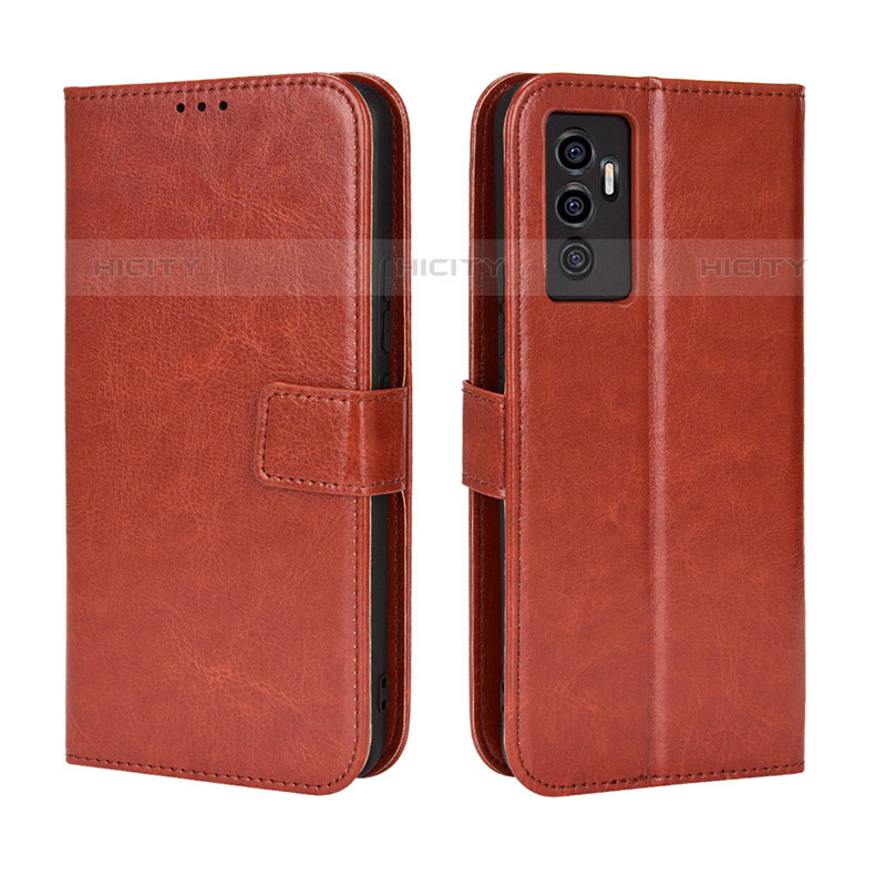 Funda de Cuero Cartera con Soporte Carcasa BY5 para Vivo V23e