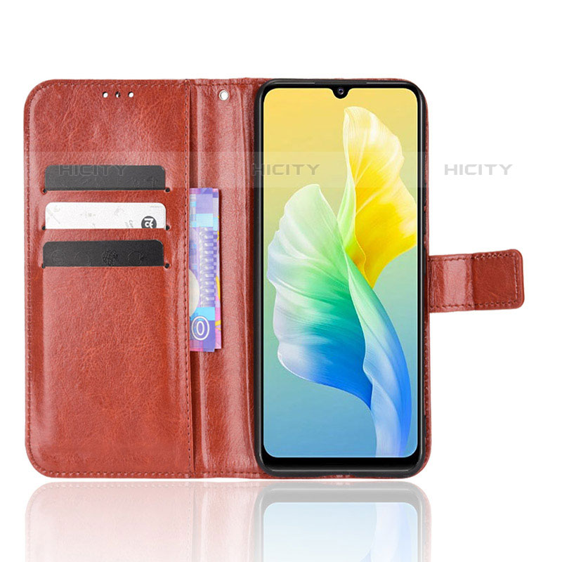 Funda de Cuero Cartera con Soporte Carcasa BY5 para Vivo V23e