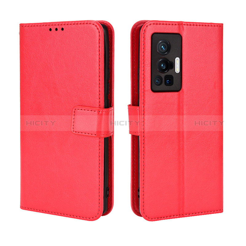 Funda de Cuero Cartera con Soporte Carcasa BY5 para Vivo X70 Pro 5G