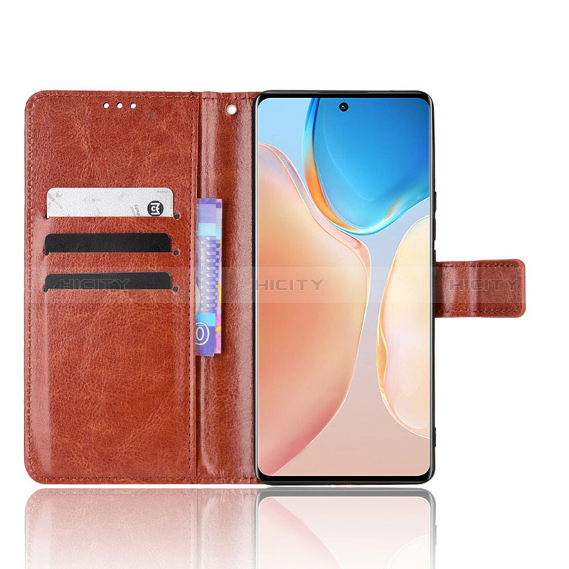 Funda de Cuero Cartera con Soporte Carcasa BY5 para Vivo X70 Pro+ Plus 5G