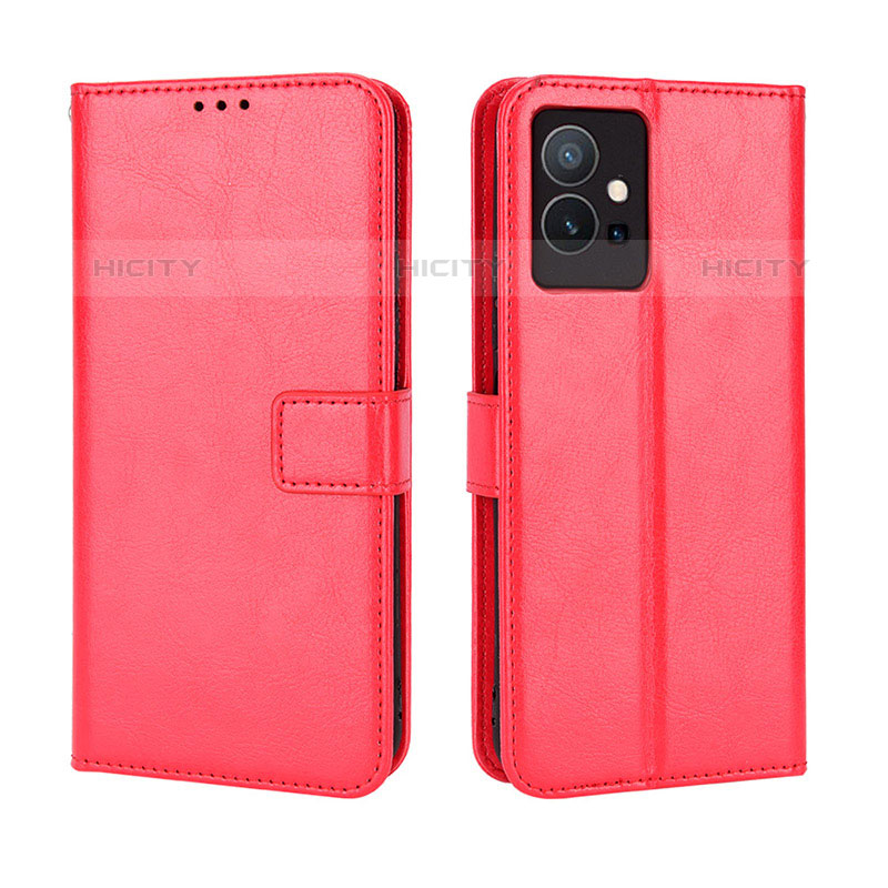 Funda de Cuero Cartera con Soporte Carcasa BY5 para Vivo Y55 5G