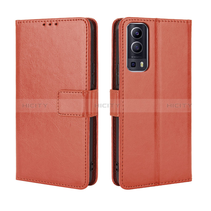 Funda de Cuero Cartera con Soporte Carcasa BY5 para Vivo Y75s 5G