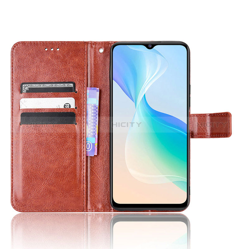 Funda de Cuero Cartera con Soporte Carcasa BY5 para Vivo Y76 5G