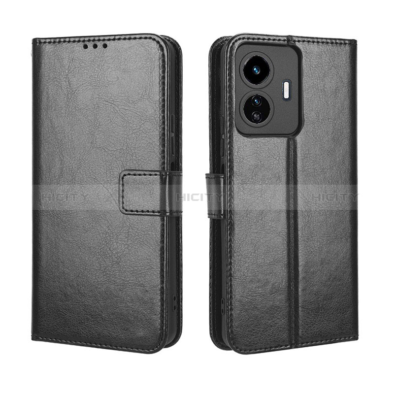 Funda de Cuero Cartera con Soporte Carcasa BY5 para Vivo Y77e 5G