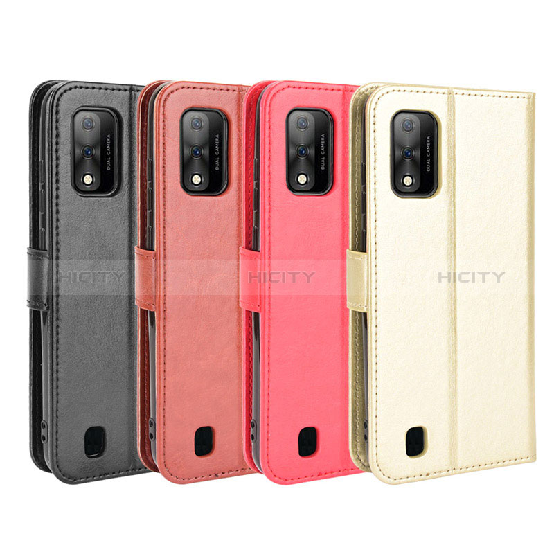 Funda de Cuero Cartera con Soporte Carcasa BY5 para Wiko Ride 3