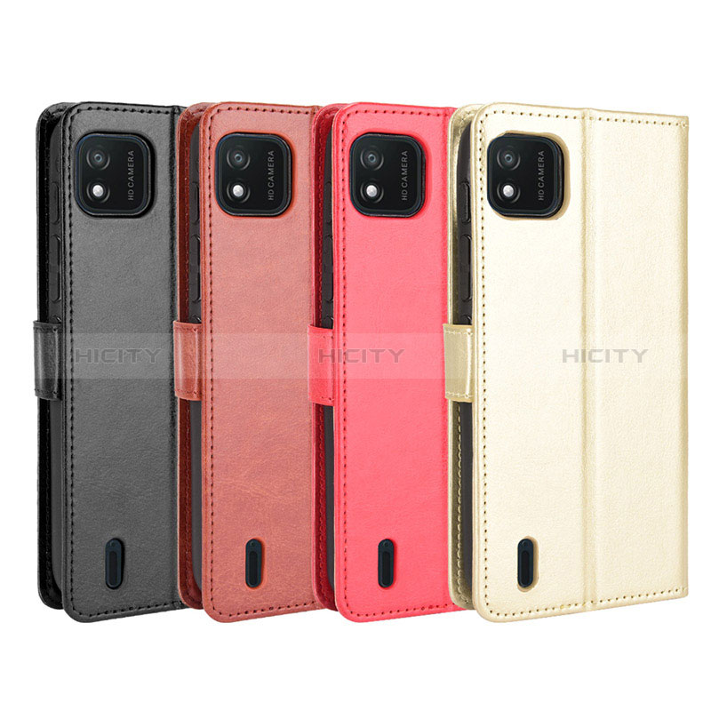 Funda de Cuero Cartera con Soporte Carcasa BY5 para Wiko Y62