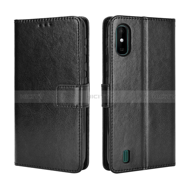 Funda de Cuero Cartera con Soporte Carcasa BY5 para Wiko Y81