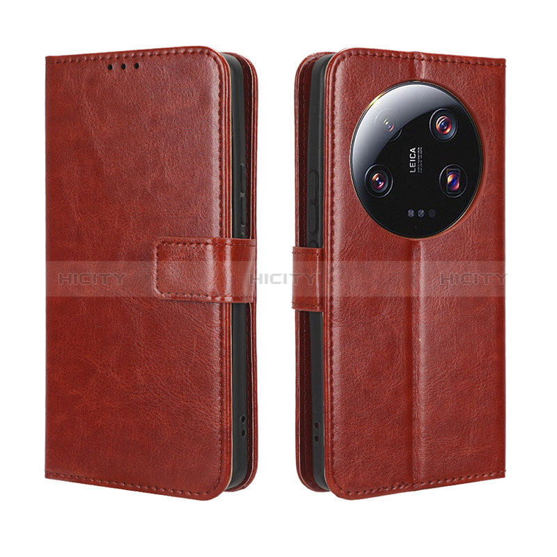 Funda de Cuero Cartera con Soporte Carcasa BY5 para Xiaomi Mi 13 Ultra 5G Marron