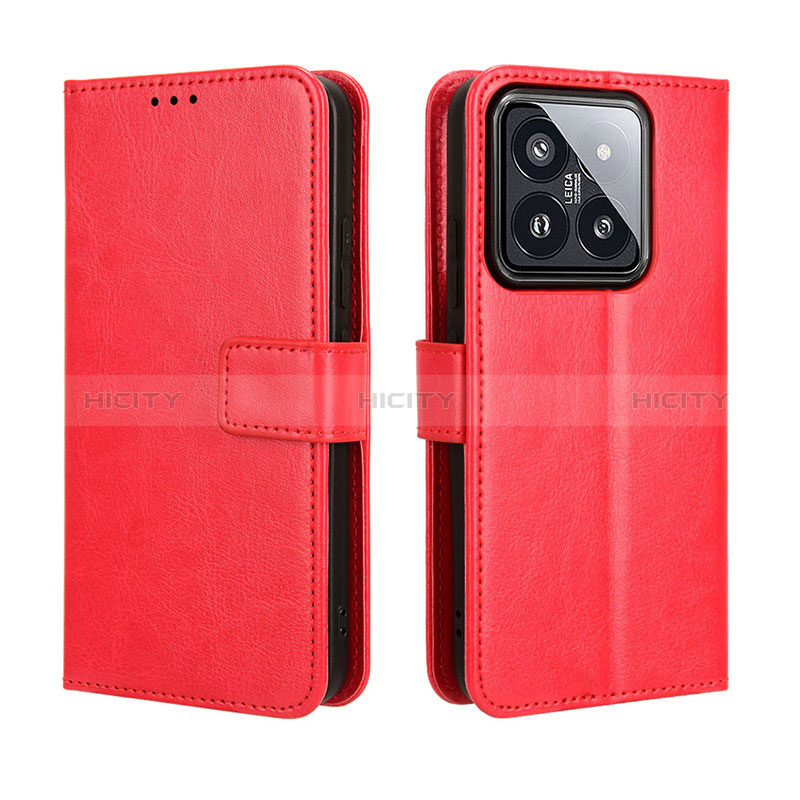 Funda de Cuero Cartera con Soporte Carcasa BY5 para Xiaomi Mi 14 5G