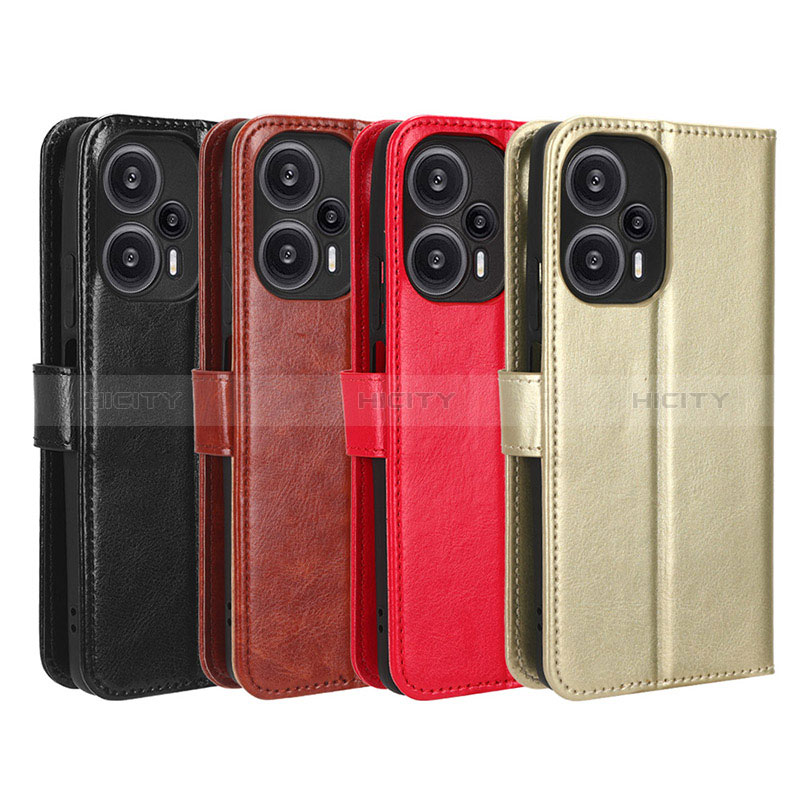 Funda de Cuero Cartera con Soporte Carcasa BY5 para Xiaomi Poco F5 5G