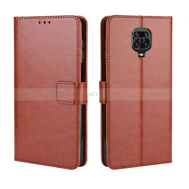 Funda de Cuero Cartera con Soporte Carcasa BY5 para Xiaomi Poco M2 Pro Marron