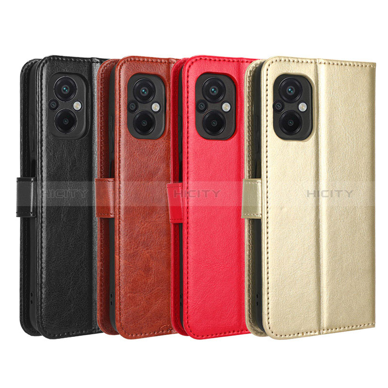 Funda de Cuero Cartera con Soporte Carcasa BY5 para Xiaomi Poco M5 4G