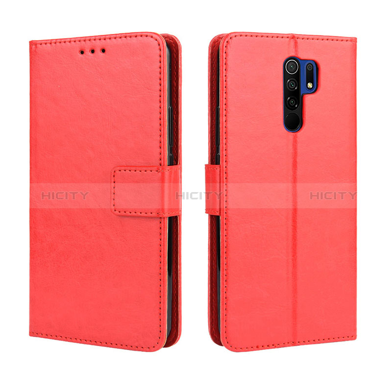 Funda de Cuero Cartera con Soporte Carcasa BY5 para Xiaomi Redmi 9