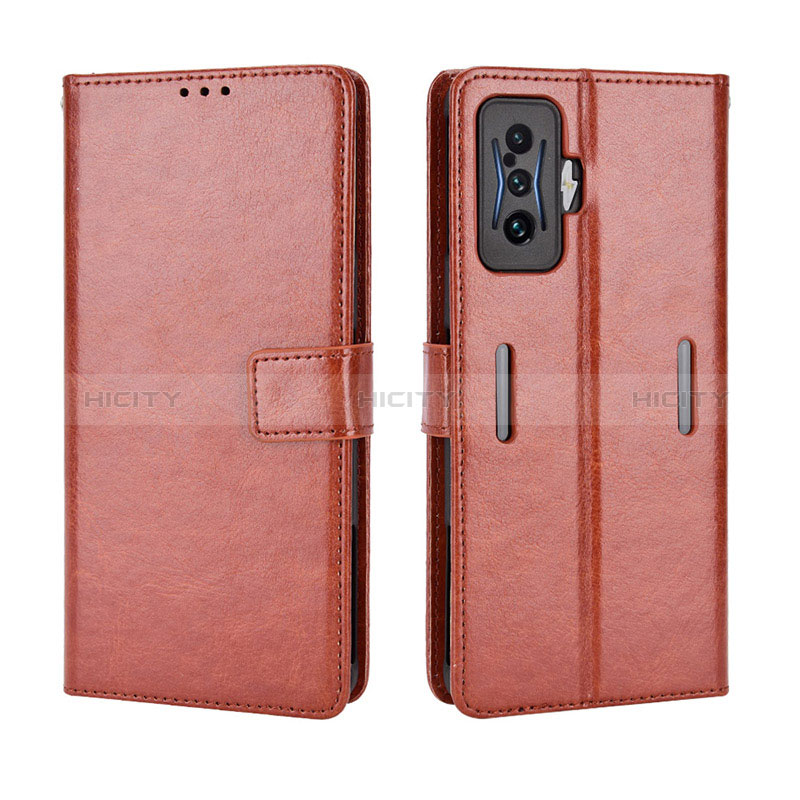 Funda de Cuero Cartera con Soporte Carcasa BY5 para Xiaomi Redmi K50 Gaming 5G