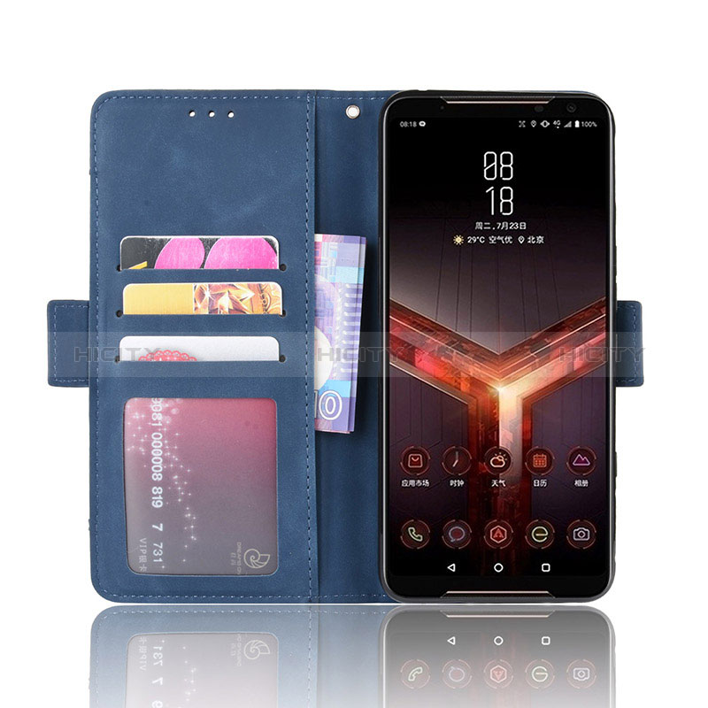 Funda de Cuero Cartera con Soporte Carcasa BY6 para Asus ROG Phone II ZS660KL