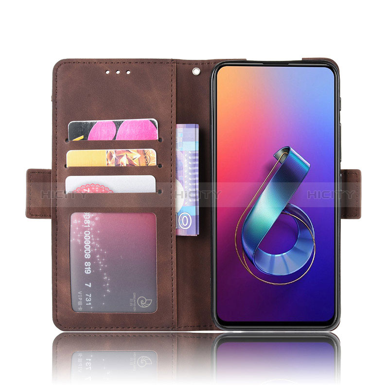 Funda de Cuero Cartera con Soporte Carcasa BY6 para Asus Zenfone 6 ZS630KL