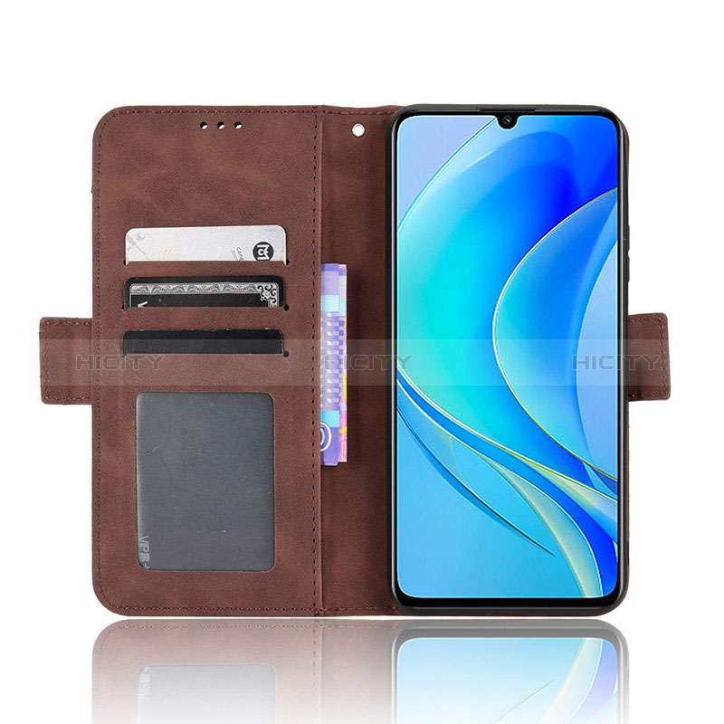 Funda de Cuero Cartera con Soporte Carcasa BY6 para Huawei Enjoy 50