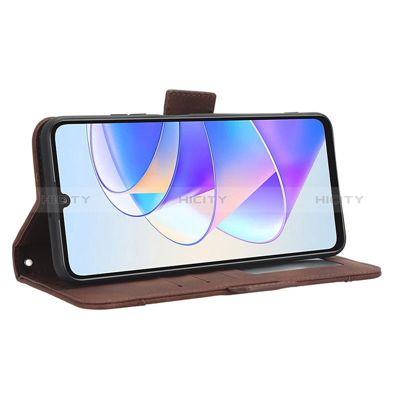 Funda de Cuero Cartera con Soporte Carcasa BY6 para Huawei Honor X7a