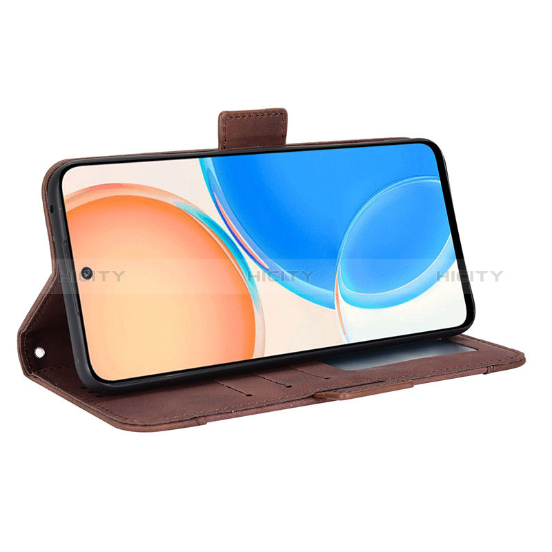 Funda de Cuero Cartera con Soporte Carcasa BY6 para Huawei Honor X8 4G