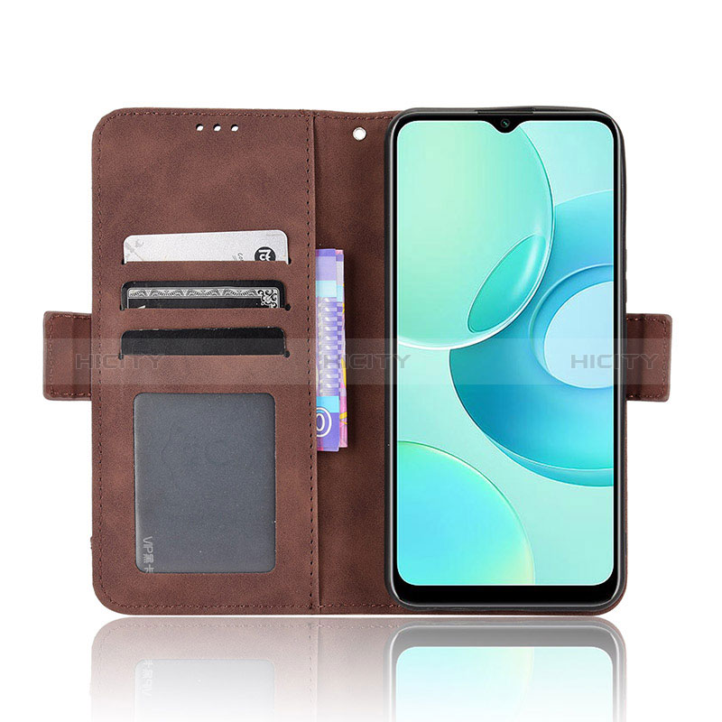 Funda de Cuero Cartera con Soporte Carcasa BY6 para Wiko T10