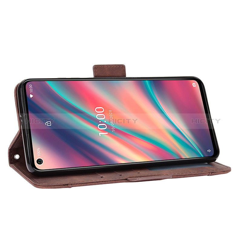 Funda de Cuero Cartera con Soporte Carcasa BY6 para Wiko View5