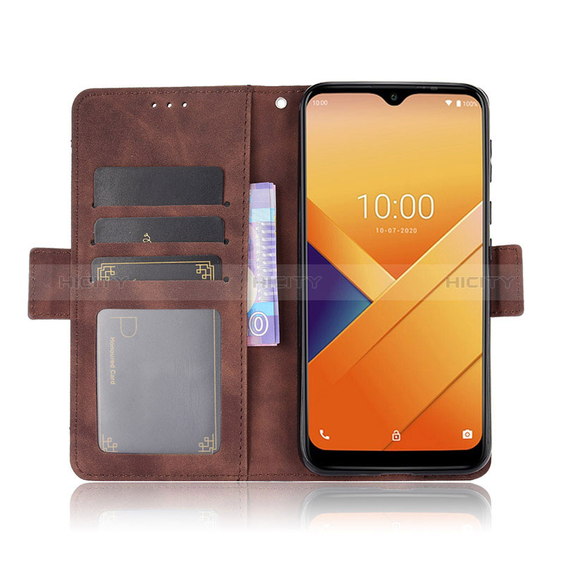 Funda de Cuero Cartera con Soporte Carcasa BY6 para Wiko Y81