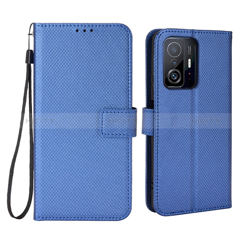 Funda de Cuero Cartera con Soporte Carcasa BY6 para Xiaomi Mi 11T 5G Azul