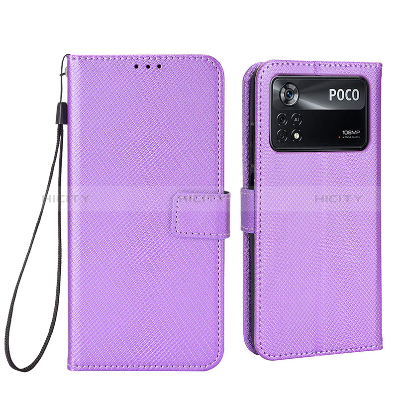 Funda de Cuero Cartera con Soporte Carcasa BY6 para Xiaomi Poco X4 Pro 5G