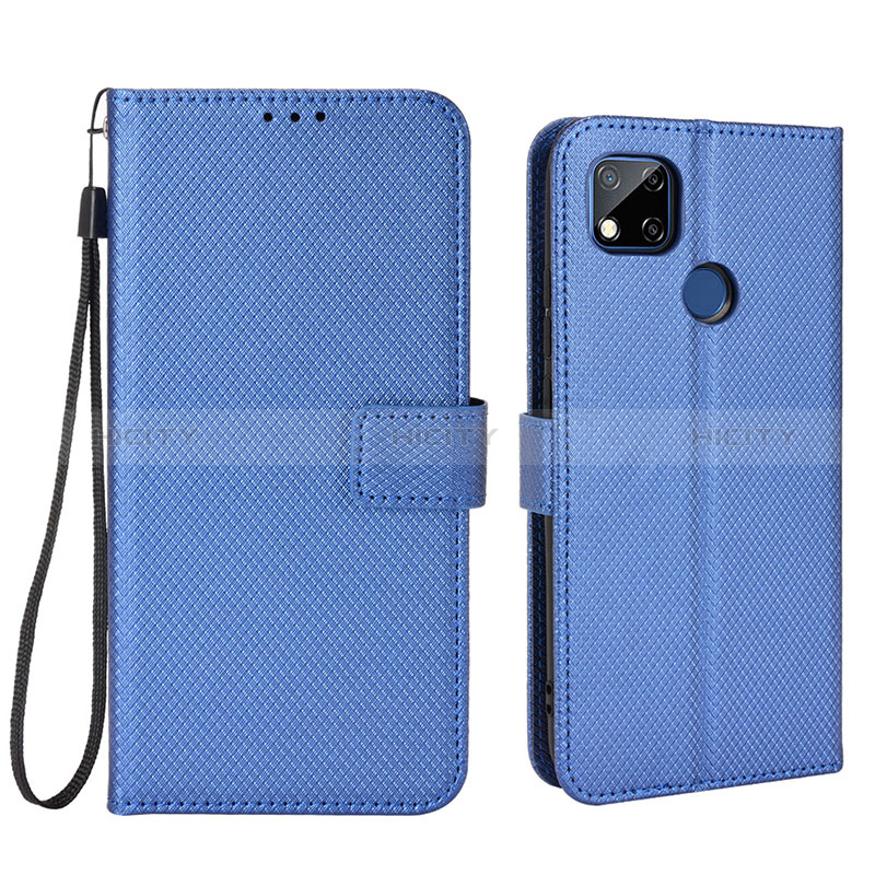 Funda de Cuero Cartera con Soporte Carcasa BY6 para Xiaomi Redmi 9 Activ