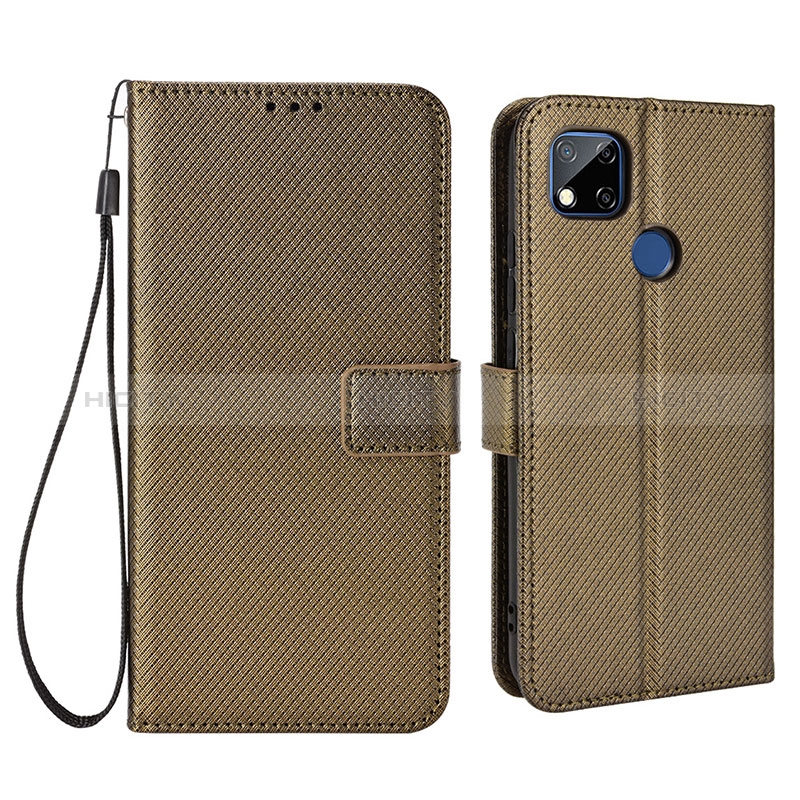 Funda de Cuero Cartera con Soporte Carcasa BY6 para Xiaomi Redmi 9C NFC