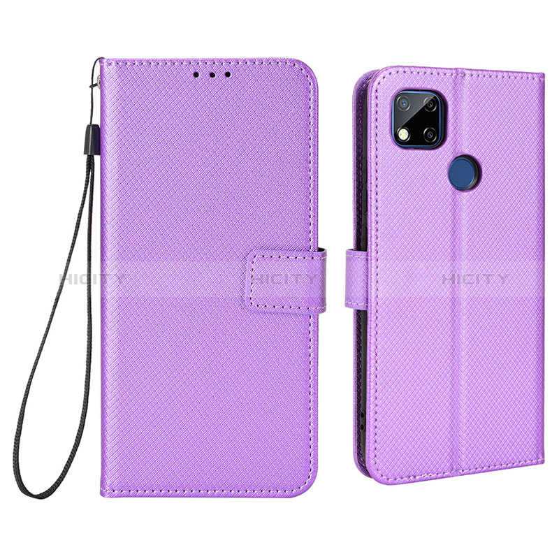 Funda de Cuero Cartera con Soporte Carcasa BY6 para Xiaomi Redmi 9C NFC