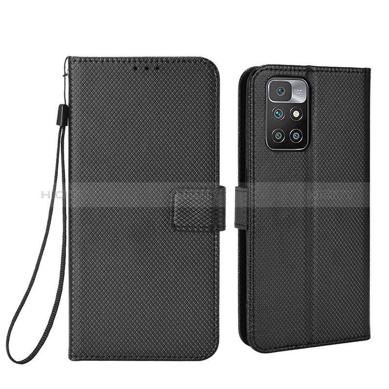 Funda de Cuero Cartera con Soporte Carcasa BY6 para Xiaomi Redmi Note 11 4G (2021) Negro