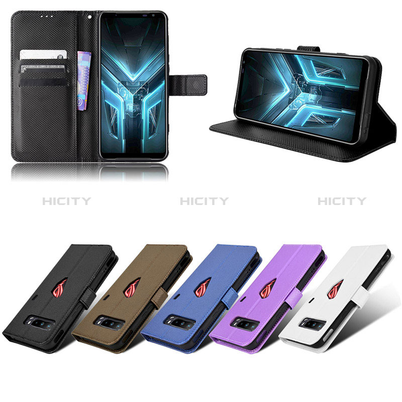 Funda de Cuero Cartera con Soporte Carcasa BY7 para Asus ROG Phone 3 Strix ZS661KS