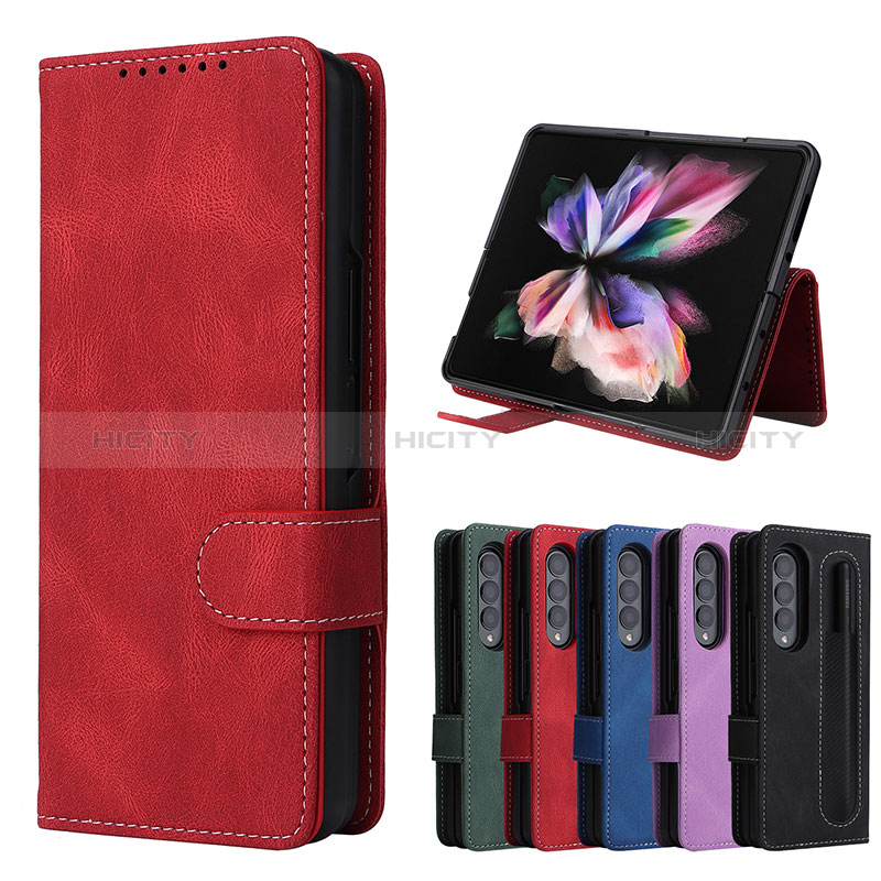 Funda de Cuero Cartera con Soporte Carcasa BY7 para Samsung Galaxy Z Fold3 5G