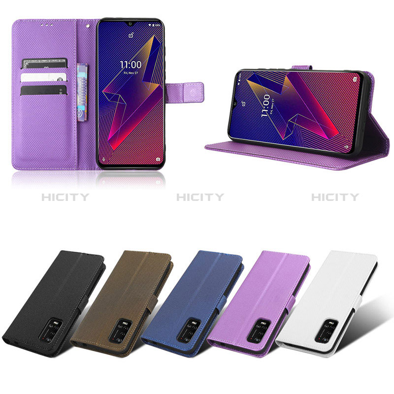 Funda de Cuero Cartera con Soporte Carcasa BY7 para Wiko Power U10