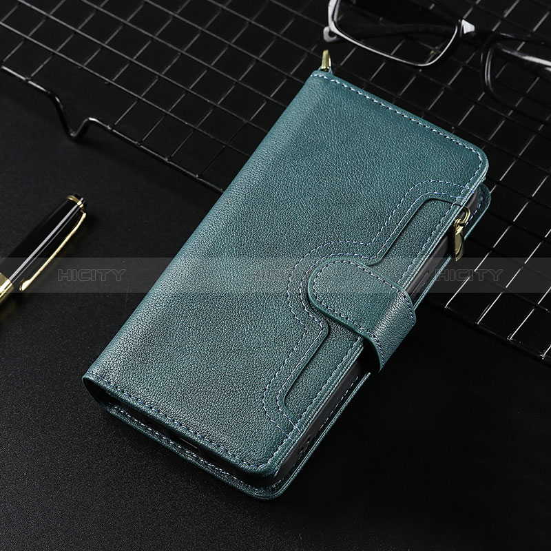 Funda de Cuero Cartera con Soporte Carcasa BY7 para Xiaomi Redmi 10 (2022) Verde