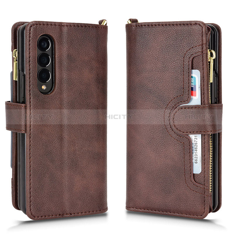 Funda de Cuero Cartera con Soporte Carcasa BY8 para Samsung Galaxy Z Fold3 5G