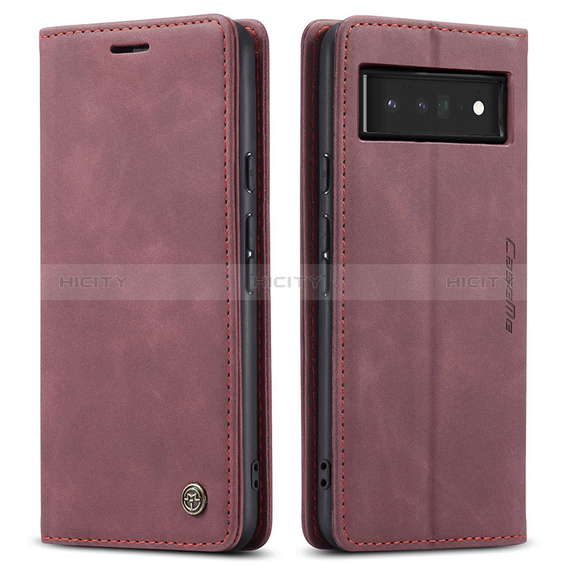 Funda de Cuero Cartera con Soporte Carcasa C01S para Google Pixel 6 Pro 5G