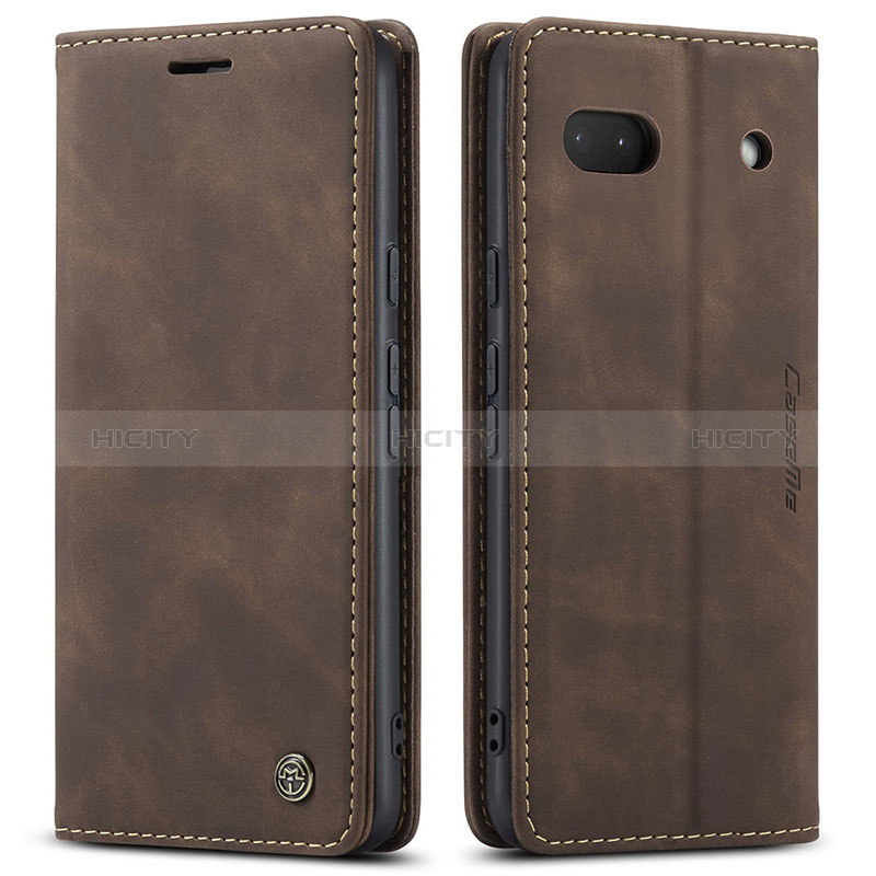 Funda de Cuero Cartera con Soporte Carcasa C01S para Google Pixel 6a 5G Marron