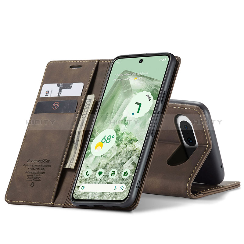 Funda de Cuero Cartera con Soporte Carcasa C01S para Google Pixel 8a 5G