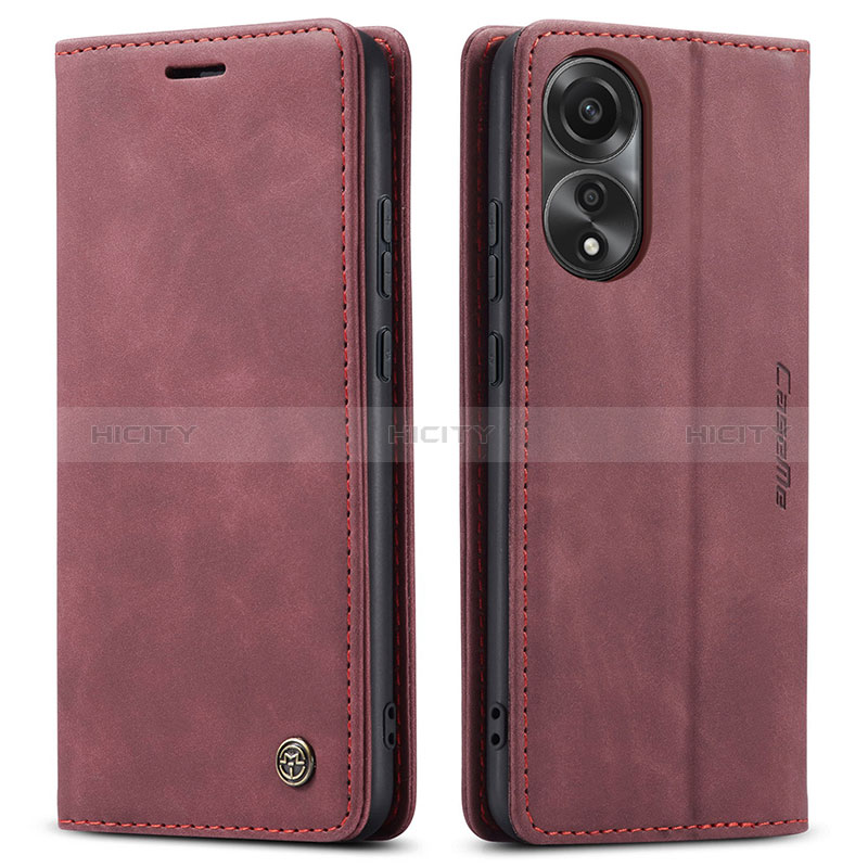 Funda de Cuero Cartera con Soporte Carcasa C01S para Oppo A78 4G