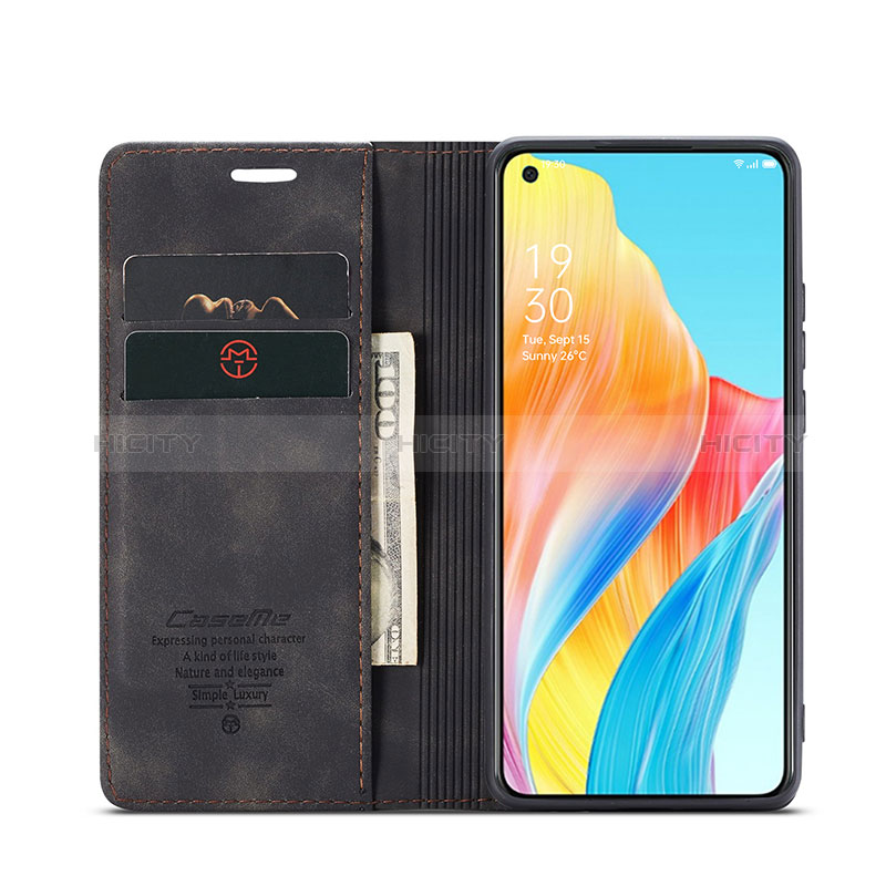 Funda de Cuero Cartera con Soporte Carcasa C01S para Oppo A78 4G